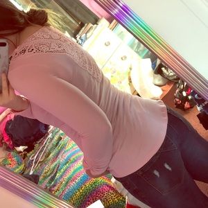 No Boundaries Long Sleeve - Light Pink